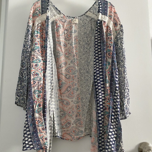 O’Neill beachy boho open front cover-up - Picture 3 of 7